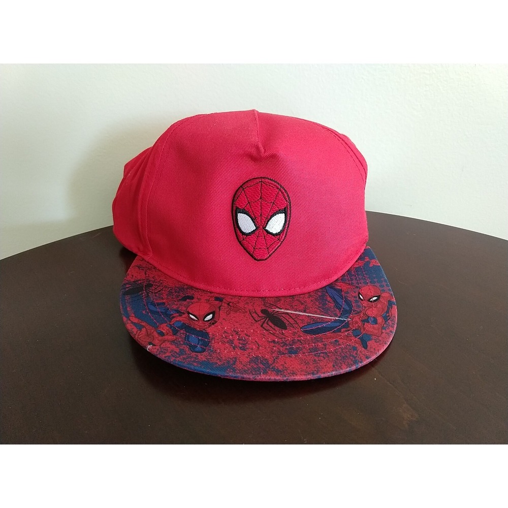 Marvel Spiderman No Way Home Snapback Cap Hat Red Mens One Size